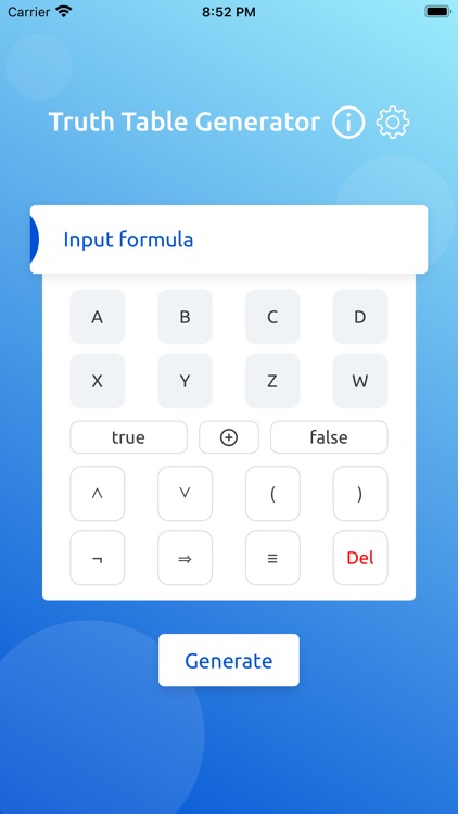 Truth Table Calculator