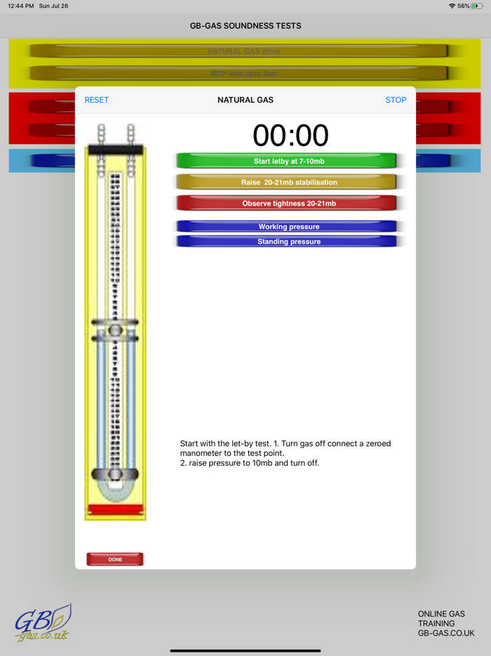 GB Gas Tightness NG  LPG