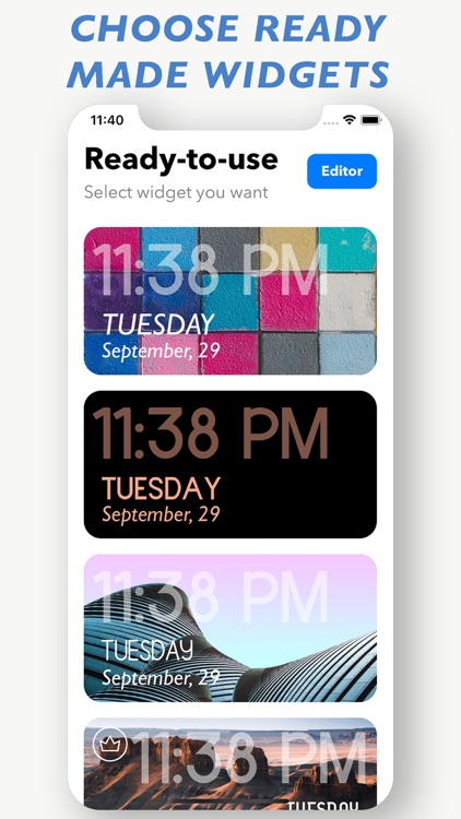 Color Themes & Widgets Custom