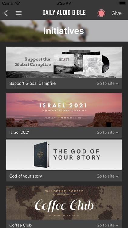 Daily Audio Bible Mobile App screenshot-8