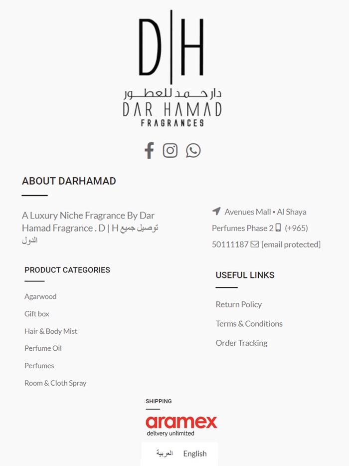 DAR HAMAD FRAGRANCE