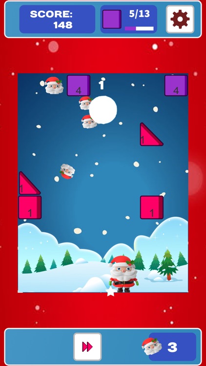 Brick Breaker Santa screenshot-3