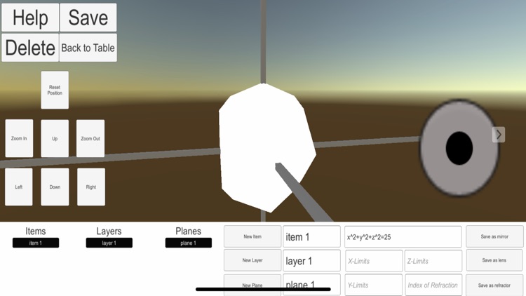 Lentil Optical Simulation