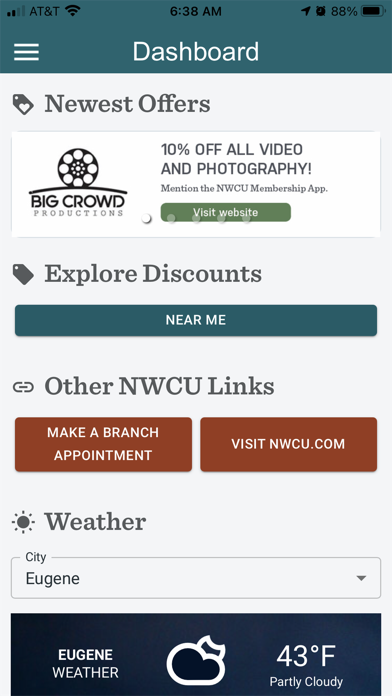 How to cancel & delete NWCU Member Benefits from iphone & ipad 1