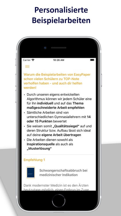 EasyPaper – Arbeiten schreiben
