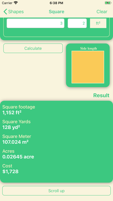 Square Footage Calculator + screenshot 3