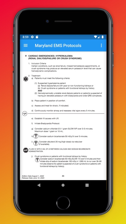 Maryland EMS Protocols 2020 screenshot-3