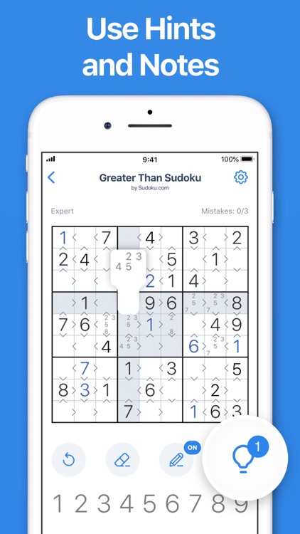 Greater Than Sudoku screenshot-4