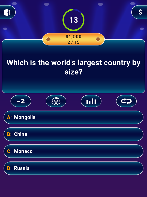 Millionaire 2020 - Trivia Quizのおすすめ画像1