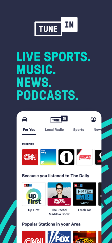 TuneIn Radio: Music & Sports - Overview - Apple App Store - US