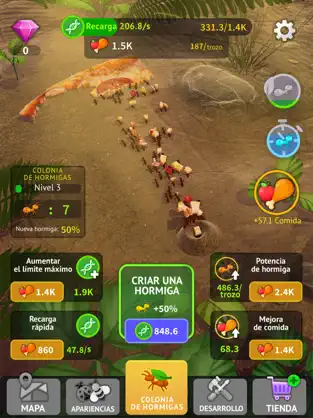 Capture 3 Little Ant Colony - Idle Game iphone