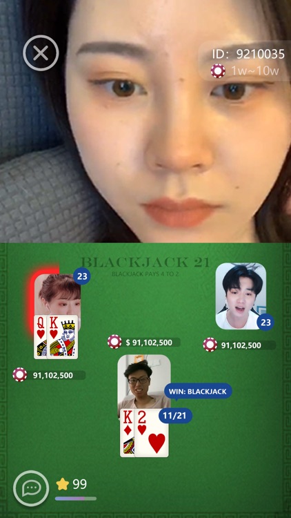 FacePoker - Live BlackJack screenshot-3