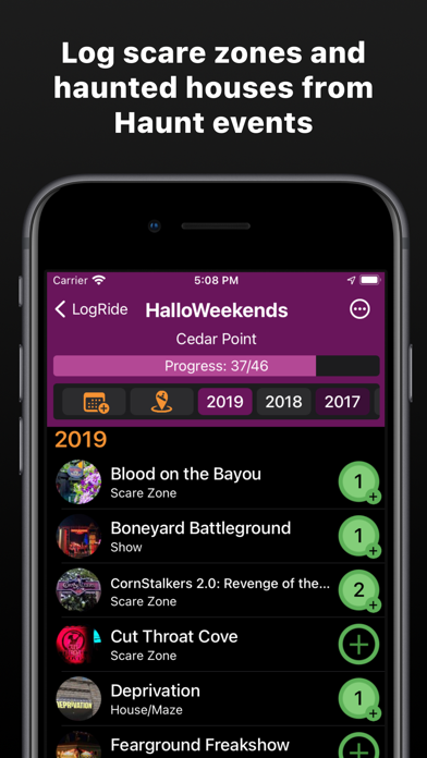 LogRide - Theme Park Tracker screenshot 4