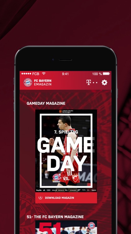 FC Bayern eMagazine App