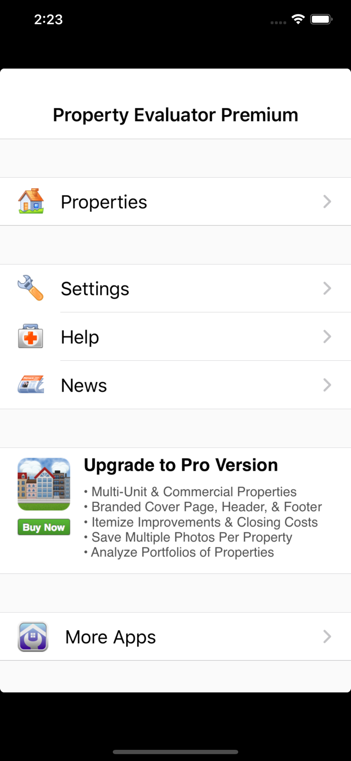 Property Evaluator - REI Calc