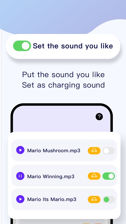 Shortcuts-Charging Sound