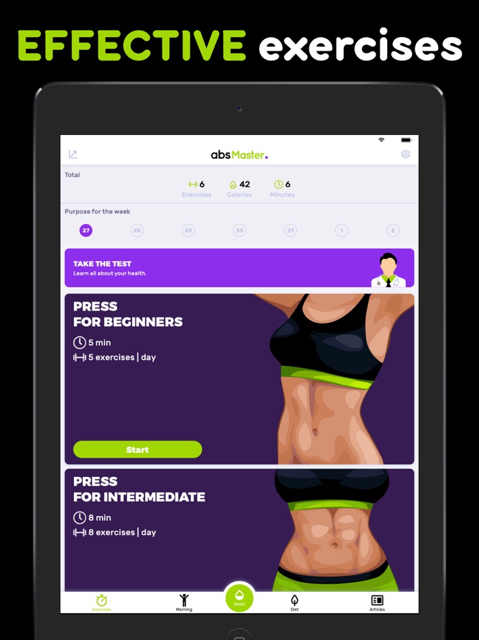 absmaster - fitness app