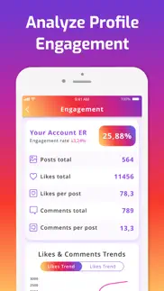 imetric analyzer for instagram iphone screenshot 2