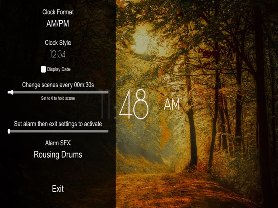 Autumn Clock HD screenshot 4