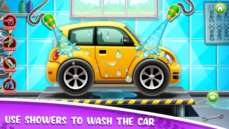 Car Wash Salon & Workshop Game