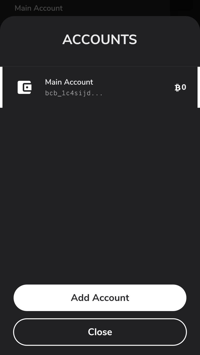 Bitcoin Black Wallet