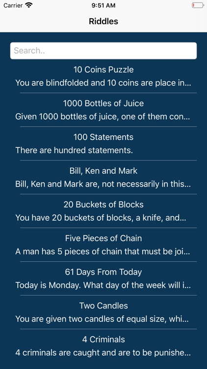 Riddles-Question & Solution