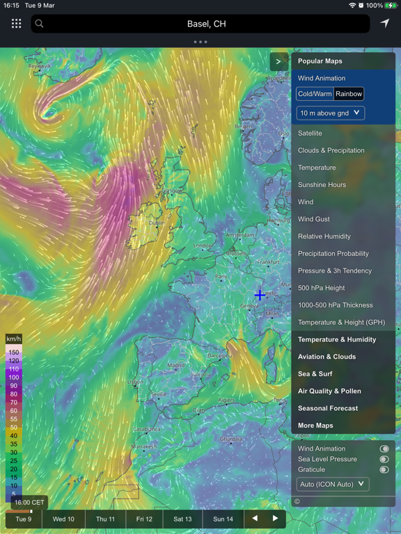 meteoblue weather & maps screenshot 4