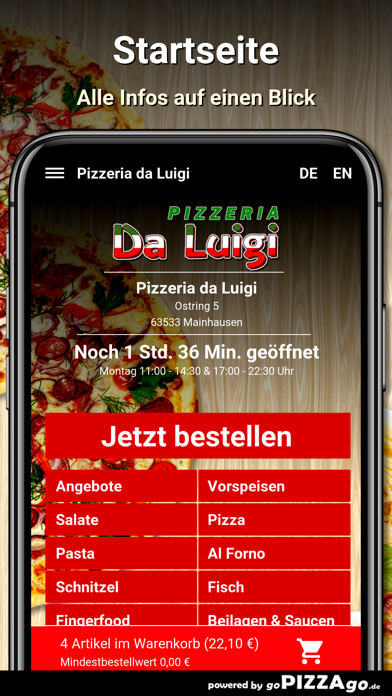 Pizzeria da Luigi Mainhausen screenshot 2