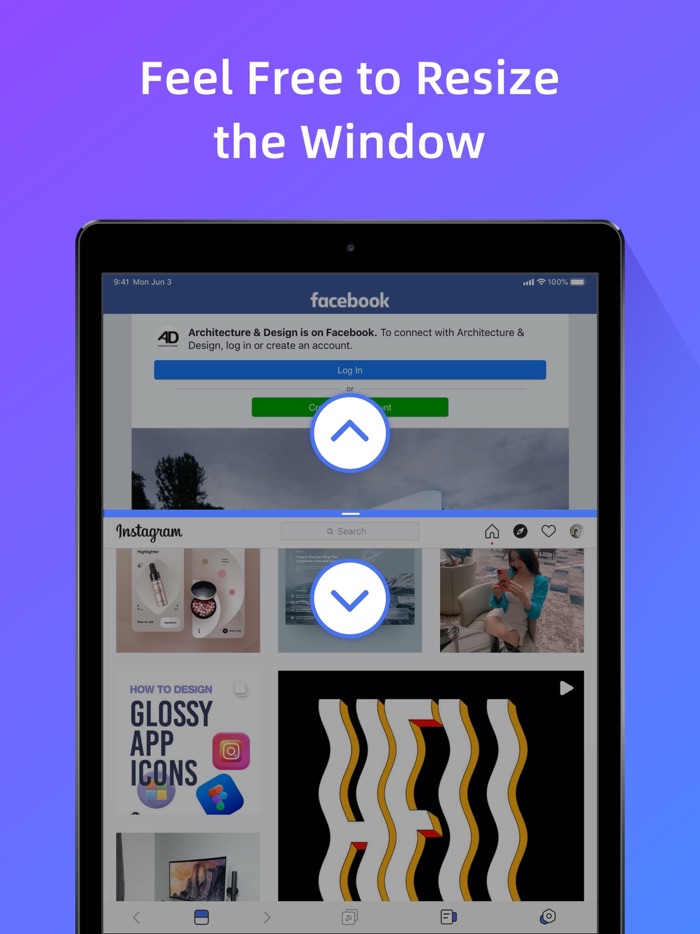 Split Screen Multitasking App