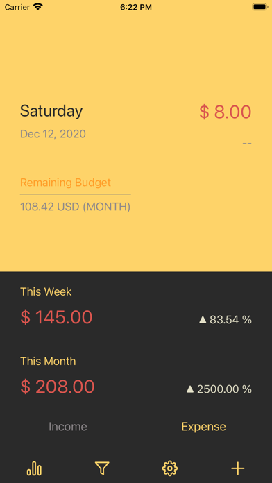 Costgram - Money tracker Screenshots