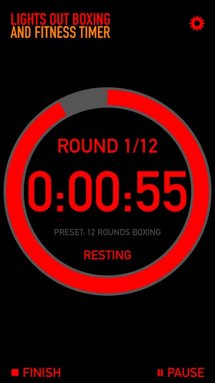 Lights Out Boxing Timer