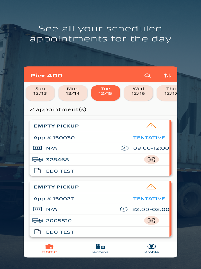 APMT TERMPoint Appointments