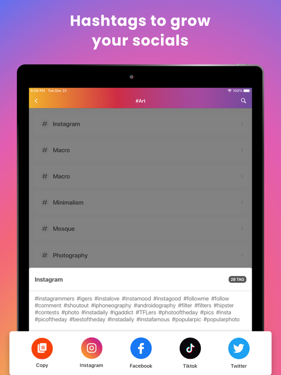 Hashtagify - Hashtag Generator screenshot 3