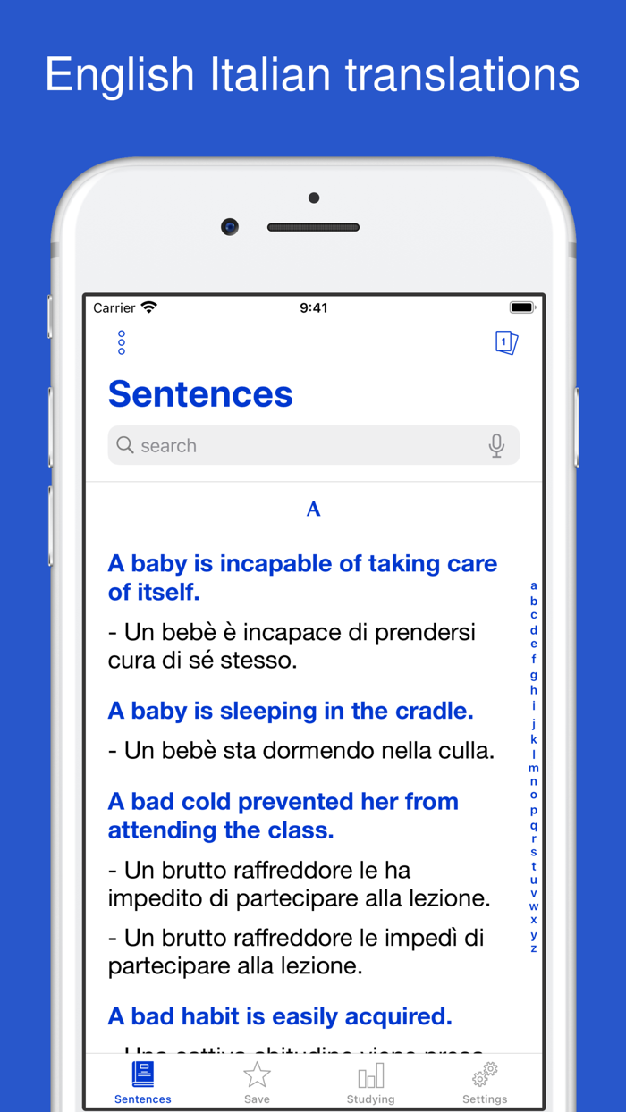 English Italian Translation