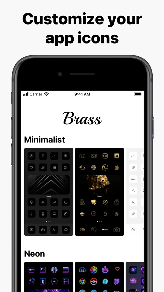 Brass Custom App Icons App For Iphone Free Download Brass Custom App Icons For Iphone At Apppure