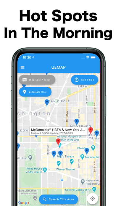 UEMAP - Restaurant Map screenshot 2