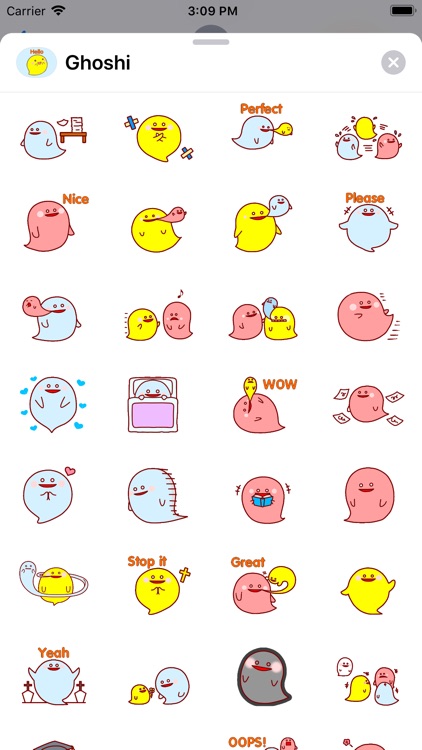 Ghoshi Funny Stickers Pack