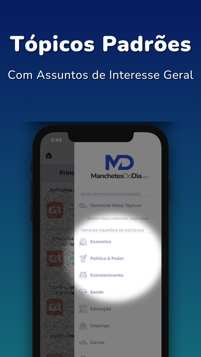 Manchetes do Dia - Notícias