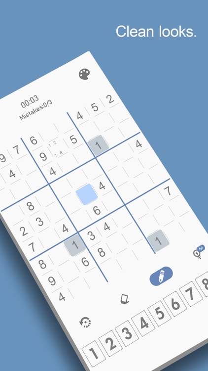 Sudoku: Clean look screenshot-3