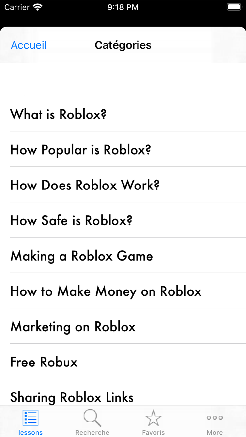 Quiz and guide for RBX RO RBLX  App Price Intelligence by Qonversion