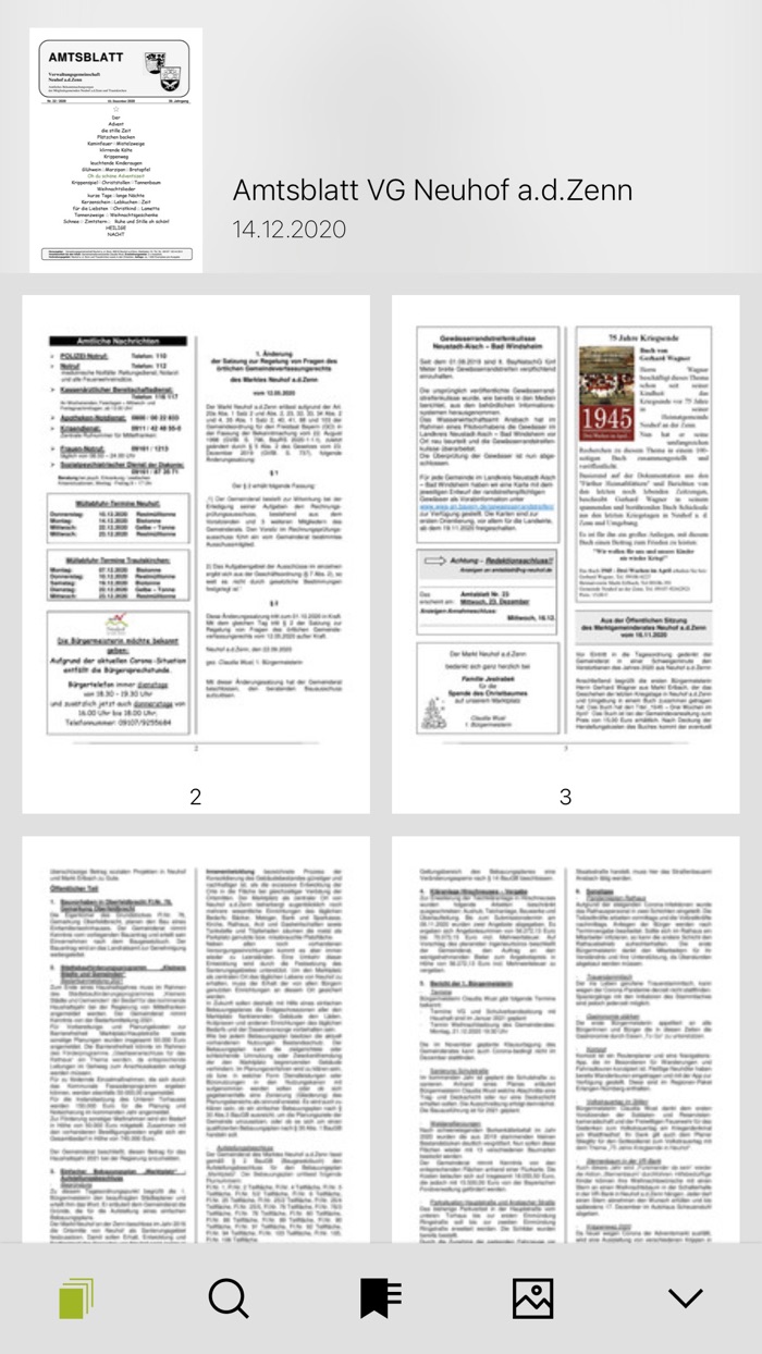 Amtsblatt VG Neuhof a.d.Zenn