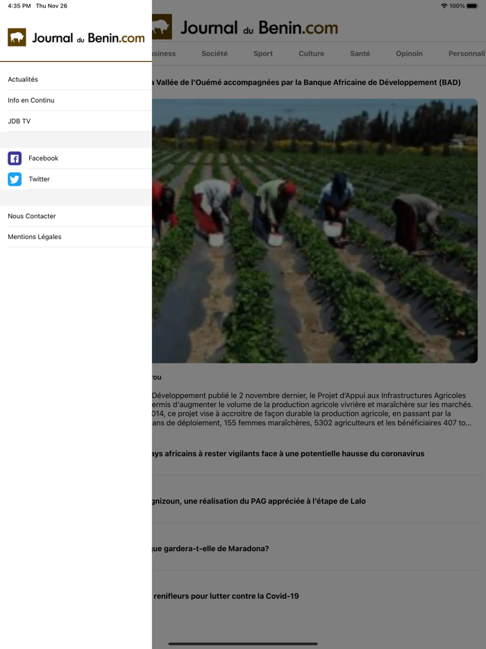 Journal du Benin