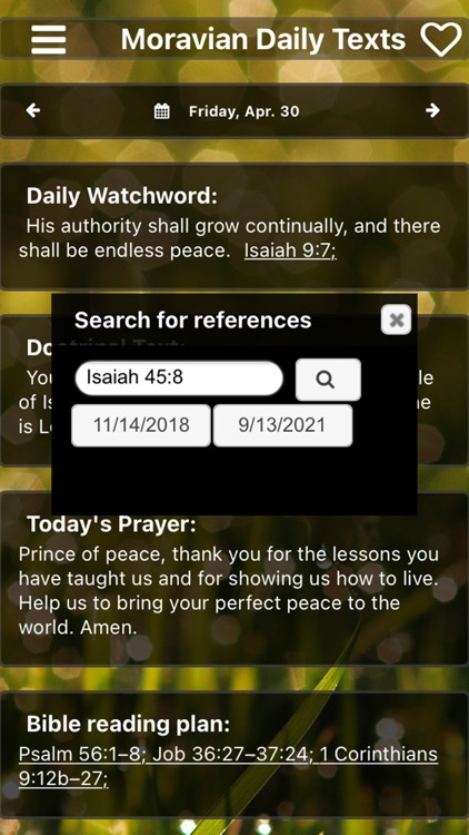 Moravian Daily Texts 2021 screenshot-3
