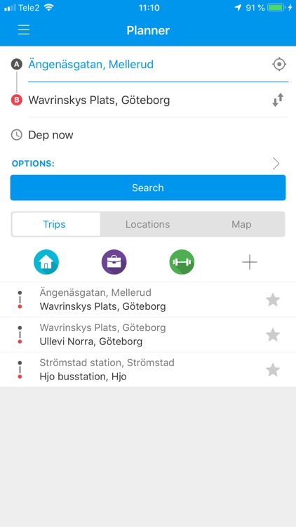 Västtrafik: Travel planner