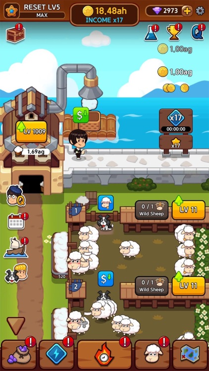 Sheep Farm: Idle games, Tycoon screenshot-5