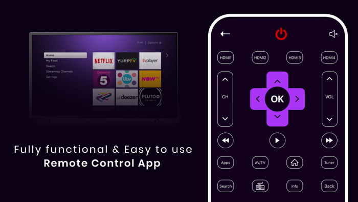 MTS Universal Remote For ROKU