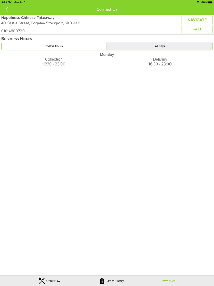 Happiness Chinese Takeaway.