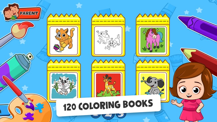 Baby Town - Coloring Games 2+