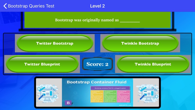 Bootstrap Queries Test screenshot-4