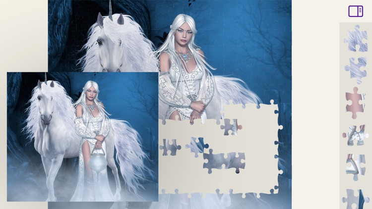 Jigsaw Puzzles Mysterious Girl